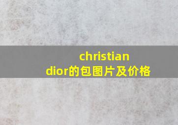 christian dior的包图片及价格